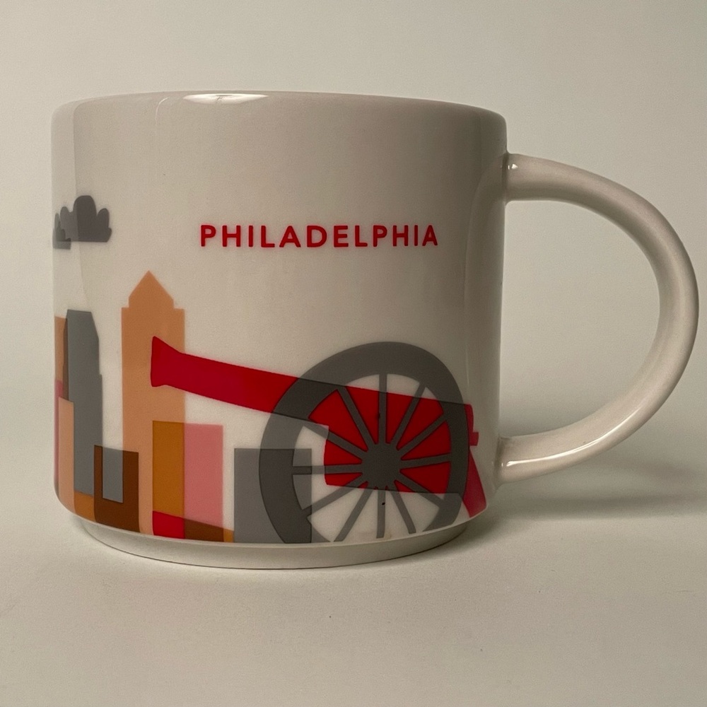 Starbuck "You Are Here" Philadelphia coffee mug/cup